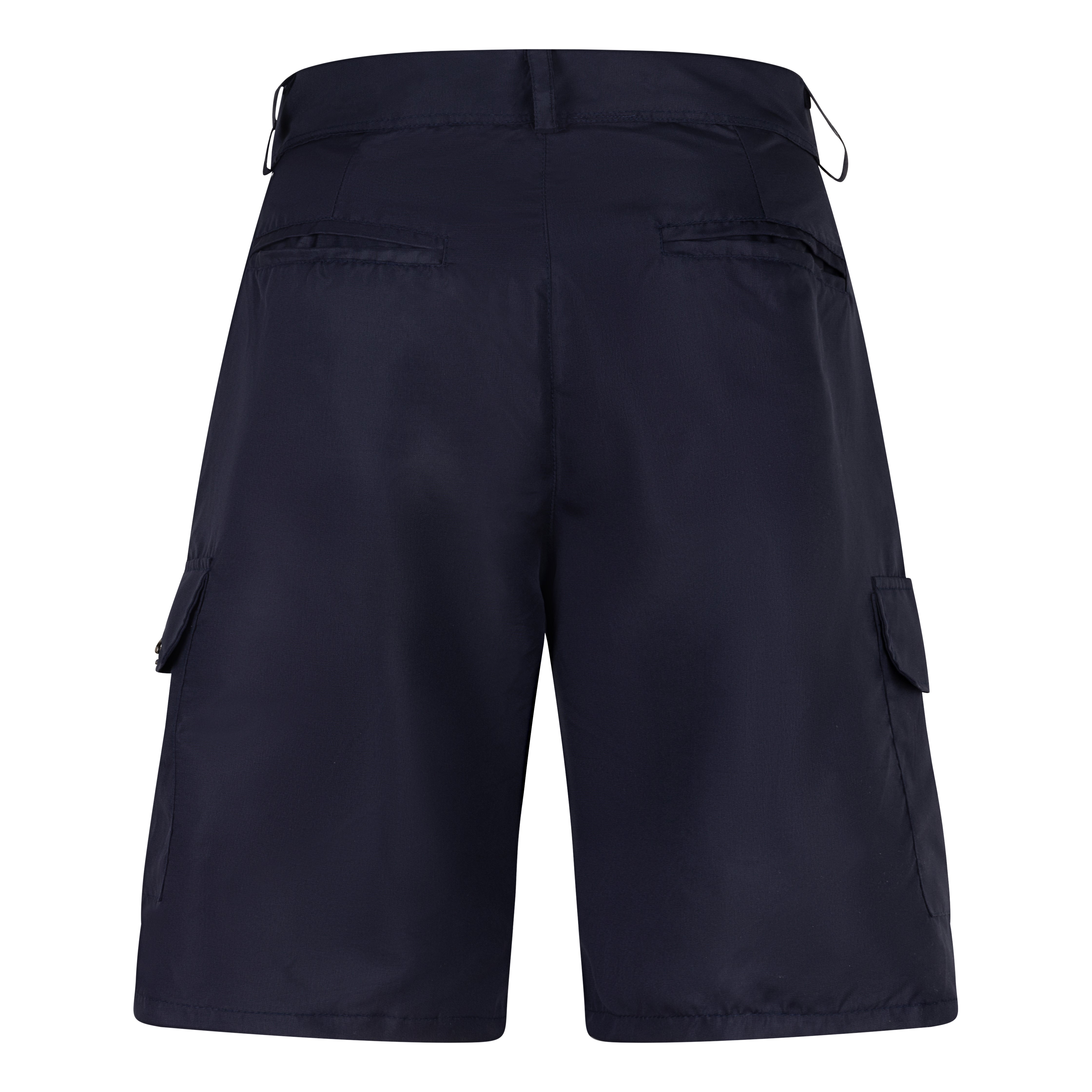 Picou Dark (marine) blue Nylon Short offers a loose fit and feature two large side pockets and belt loops with a metal logo. The shorts come with a slightly pleated front and boast a trendy, casual design, making them perfect for a special occasion or relaxed wear.