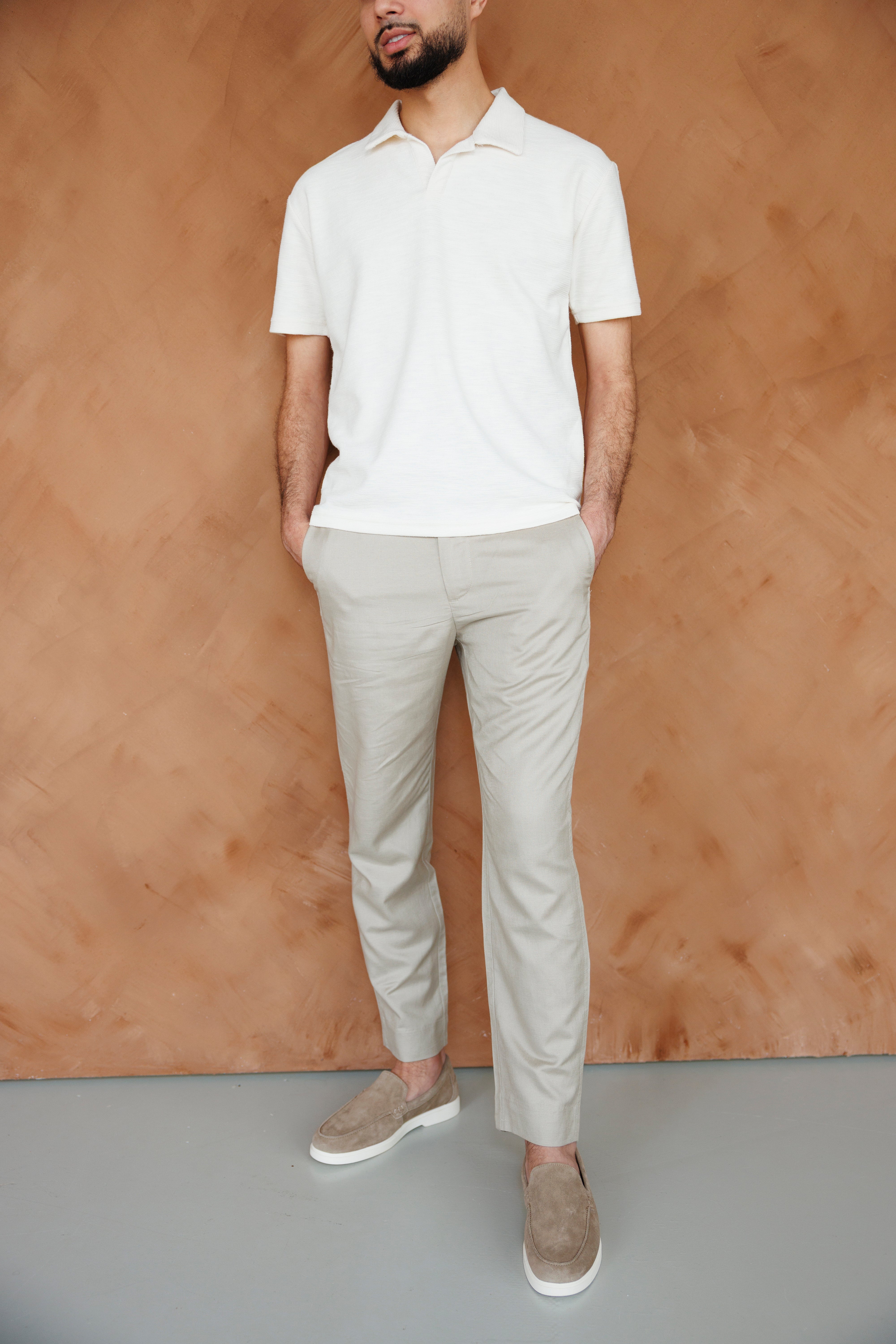 LINEN BLEND PANTALON