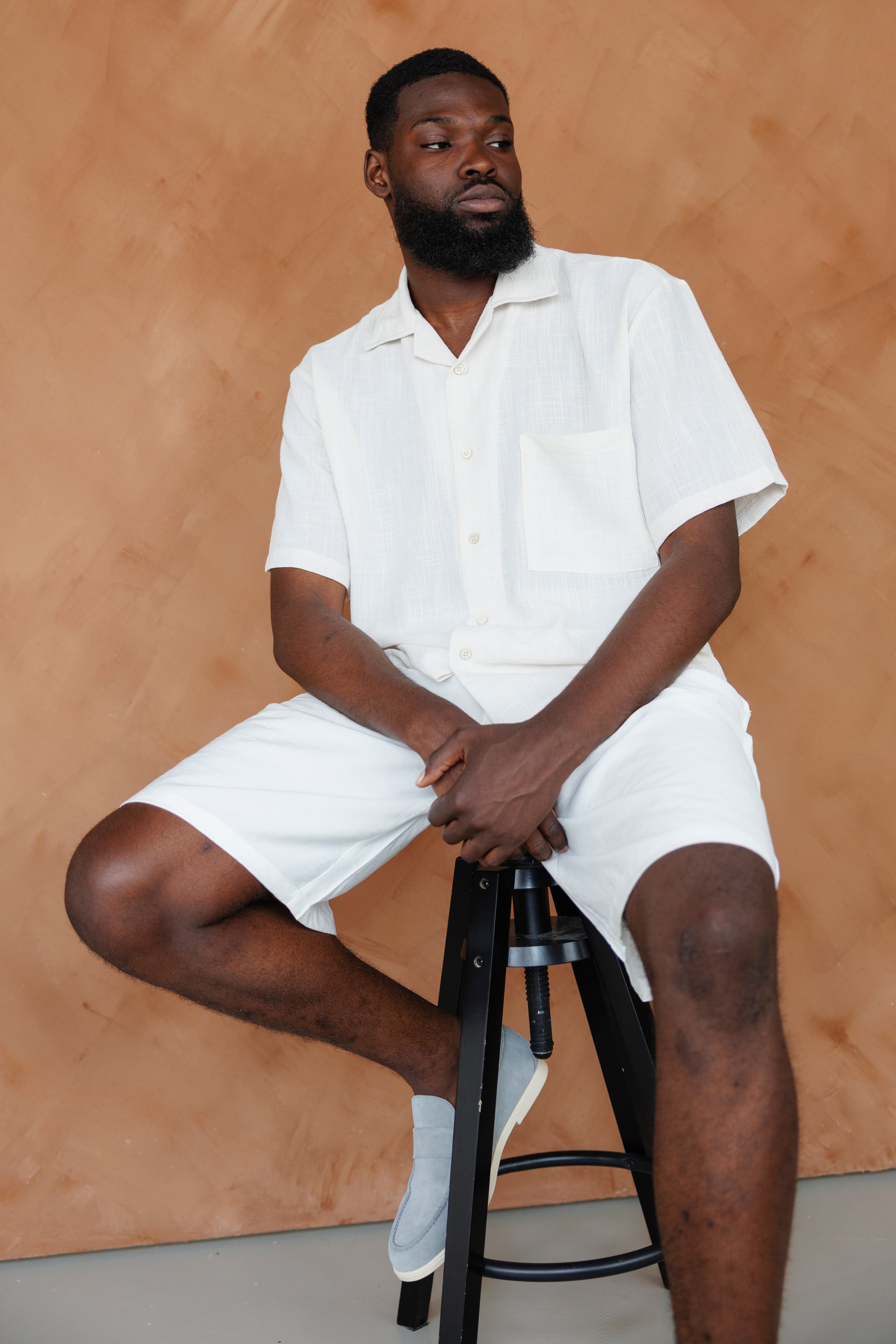 COTTON BLEND POLO SHIRT