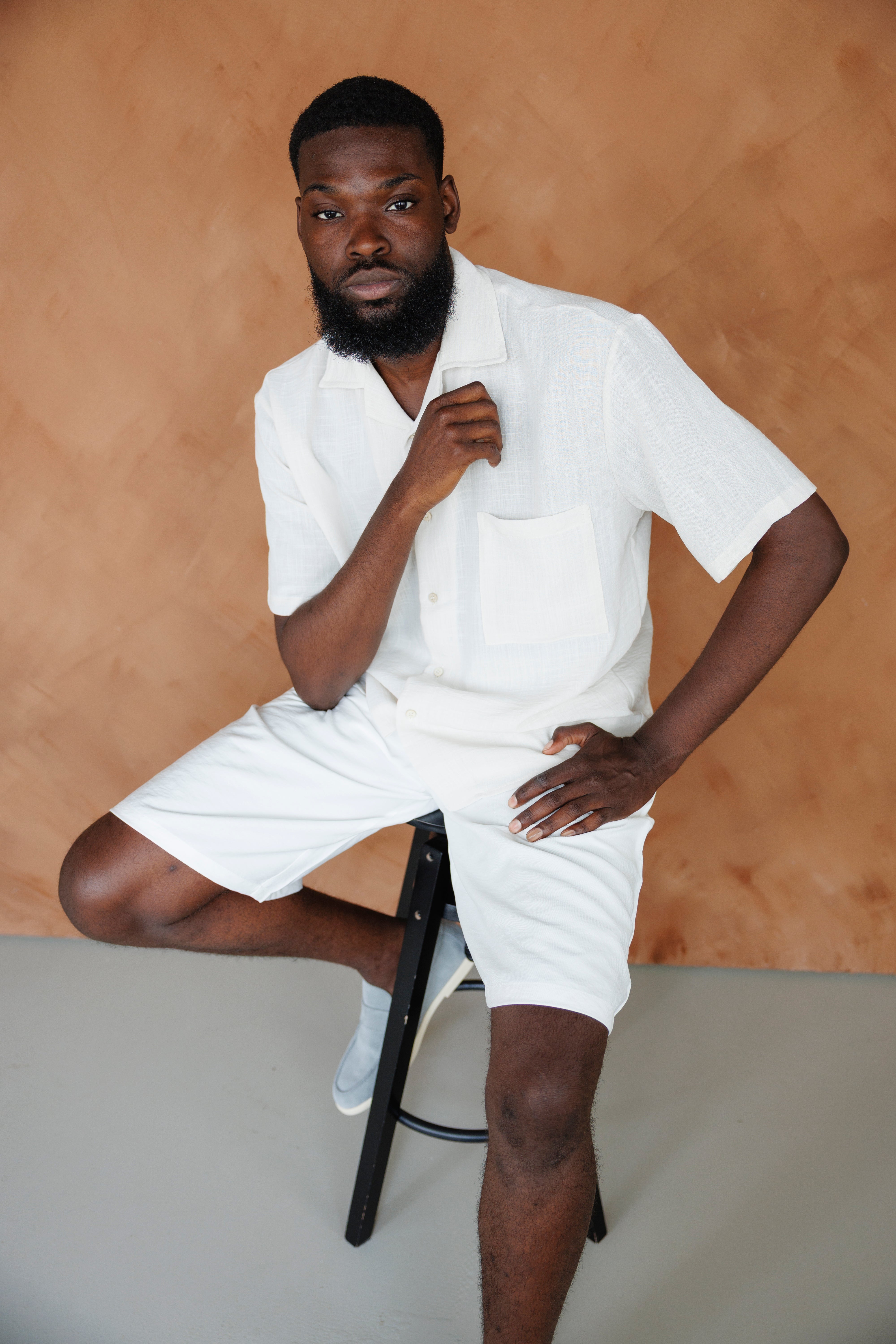 COTTON BLEND POLO SHIRT