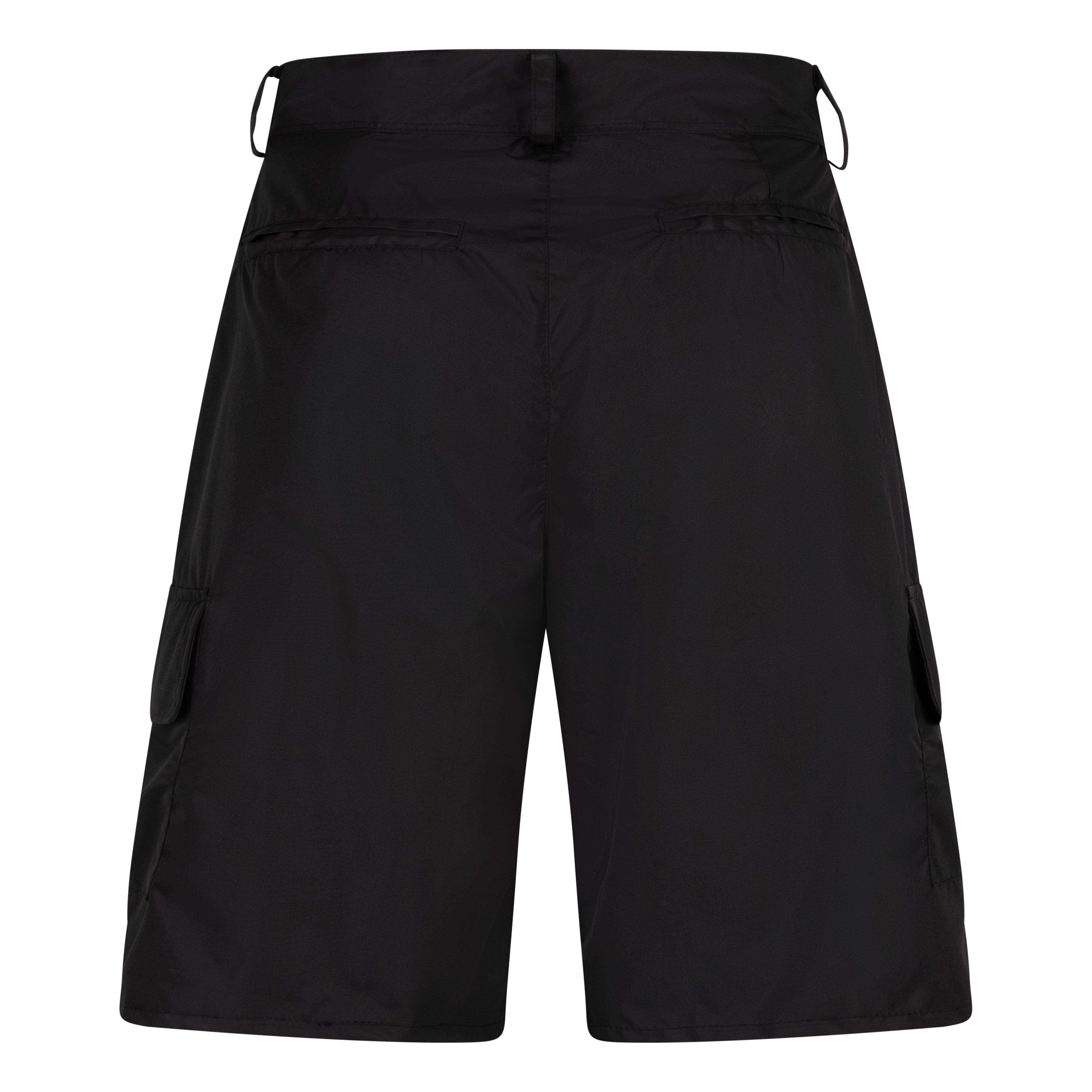 The Picou Black Nylon Short offers a loose fit and feature two large side pockets and belt loops with a metal logo. The shorts come with a slightly pleated front and boast a trendy, casual design, making them perfect for a special occasion or relaxed wear.